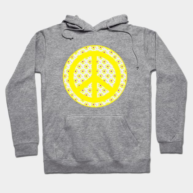 RETRO Peace Sign Hoodie by SartorisArt1